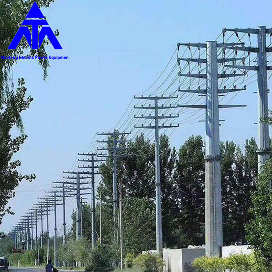 132KV 138KV 230KV मोनोपोल टावर सेल्फ पोल ट्रान्समिशन टावर