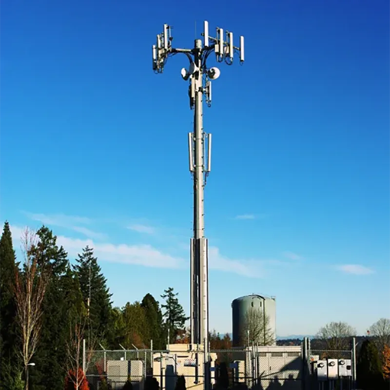 एक मोनोपोल स्टील पाइप टावर को विशिष्ट जीवनकाल के हो