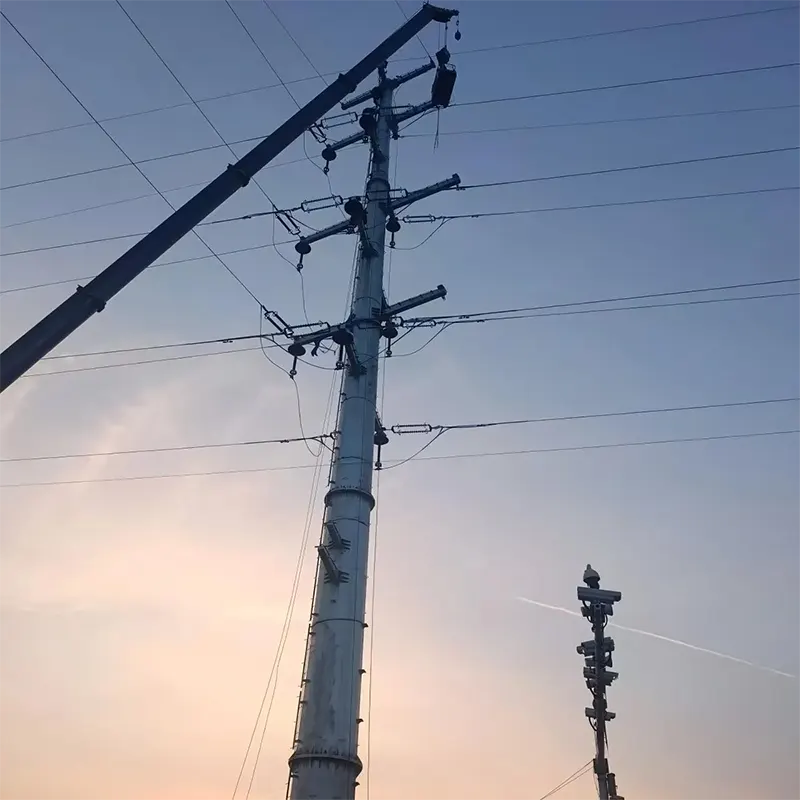 220kV पावर ट्रान्समिशन पाइप टावर