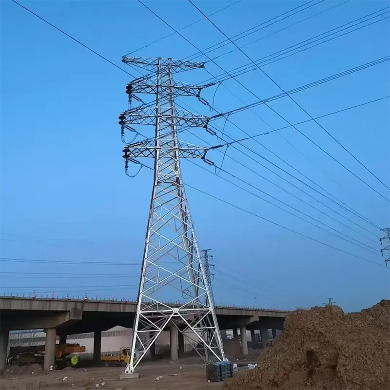 मौसम प्रतिरोधी जस्ती कोण स्टील टावर
